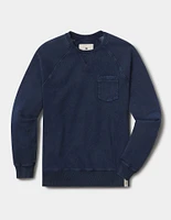 Jackie Premium Fleece Pocket Crew Dark Indigo