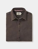 Puremeso Acid Wash Button Up Shirt Charcoal