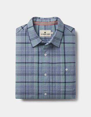 Jasper Button Down Dusty Blue Plaid