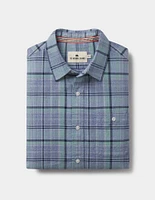 Jasper Button Down Dusty Blue Plaid