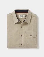 Chamois Button Up Shirt Stone