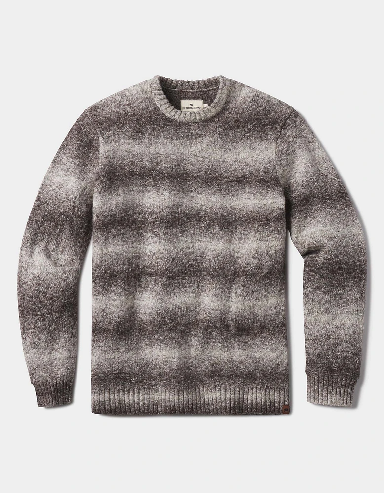 Ombre Crewneck Sweater Ash