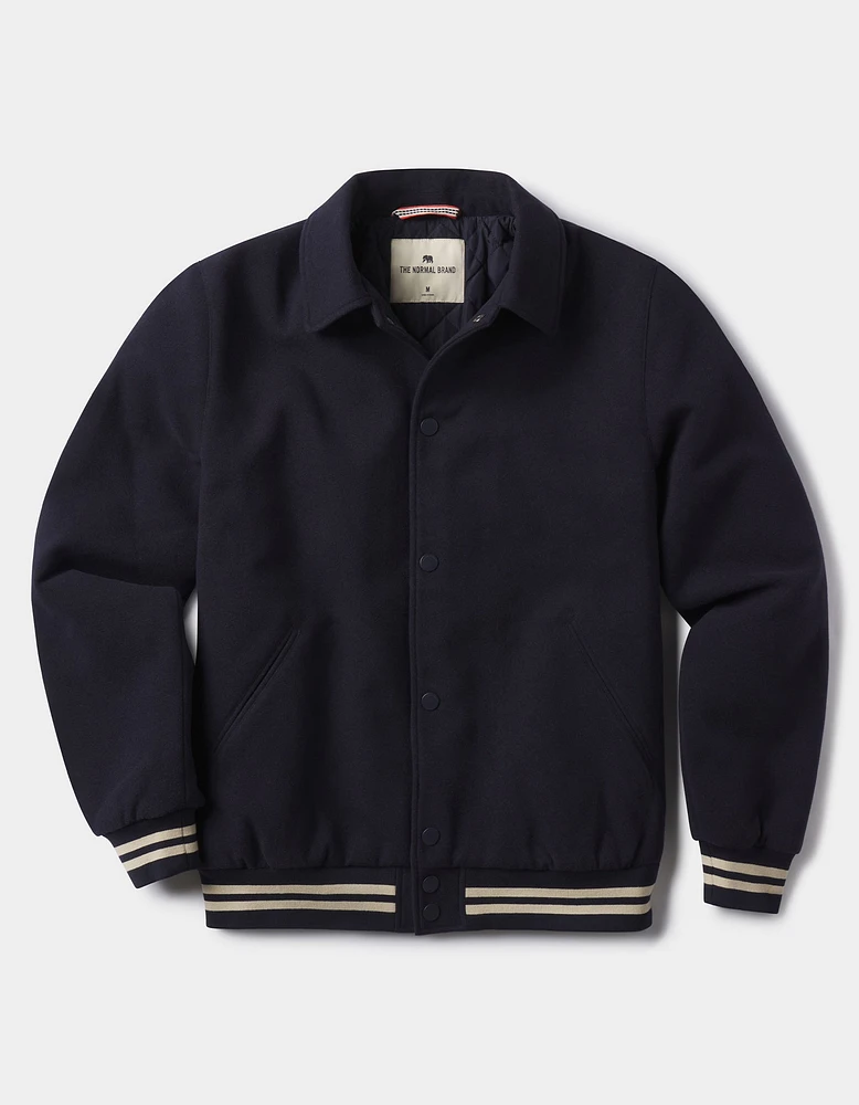 Birdie Varsity Jacket Navy