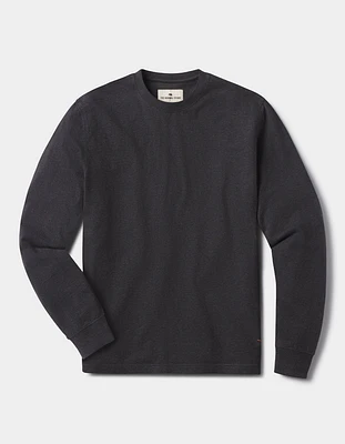 Lennox Jersey Long Sleeve Tee Heather Charcoal