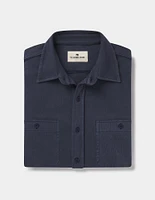 Lennox Jersey Button Up Navy