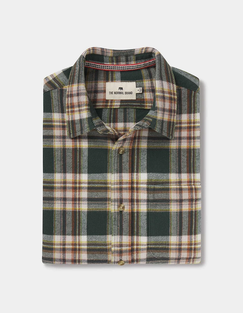 Louis Heavyweight Flannel Overshirt Elmwood Plaid