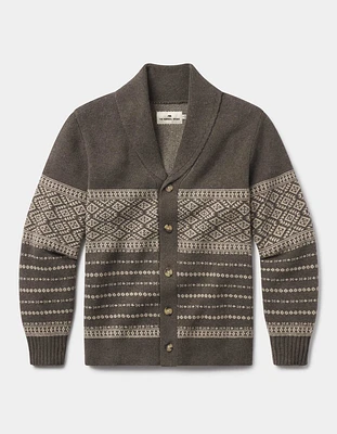 Fair Isle Cardigan Olive