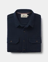 Heavyweight Chamois Overshirt Dark Sapphire