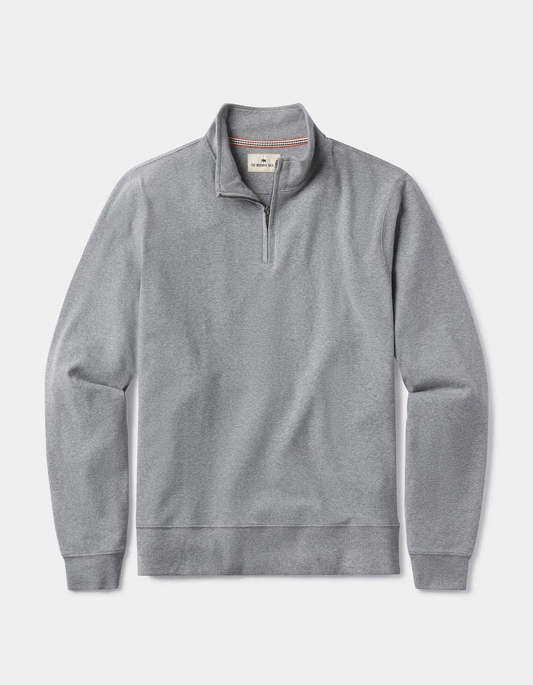 Puremeso Weekend Quarter Zip Athletic Grey