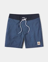 Apollo Trunk Normal Navy Wave Print