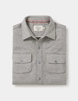 Textured Knit Shirt Graphite