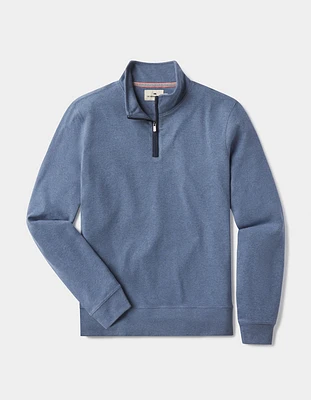 Puremeso Weekend Quarter Zip Slate Blue