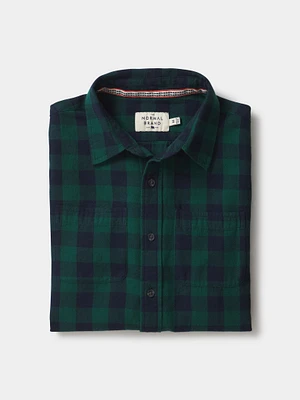 Jackson Lightweight Flannel Green Check