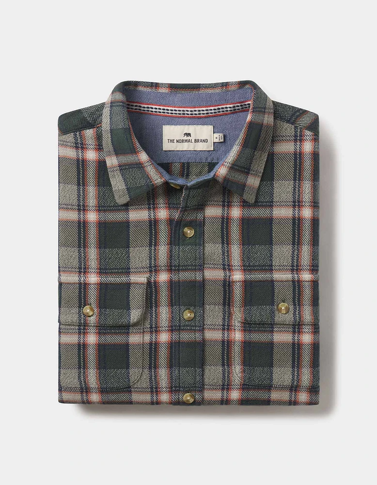 Mountain Overshirt Auburn Plaid