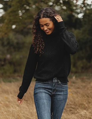 Monterosa Turtleneck Sweater Black