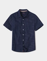 Freshwater Short Sleeve Button Up Shirt Ocean