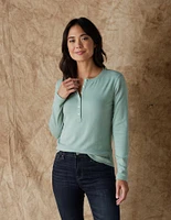 Women's Puremeso Henley Juniper