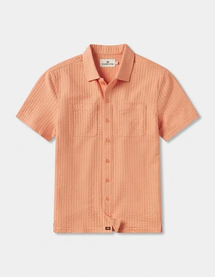 Knit Getaway Button Up Georgia Peach