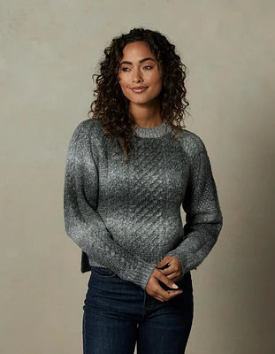 Romy Cableknit Sweater Charcoal