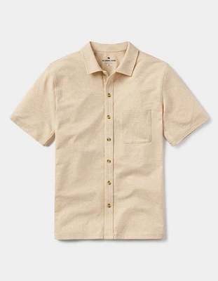 Active Puremeso Weekend Button Down Iced Latte