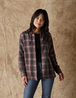 Women's Mountain Overshirt Shadow Plaid