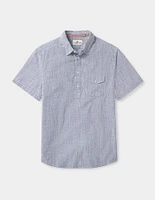 Lived-In Cotton Popover Navy Railroad Stripe