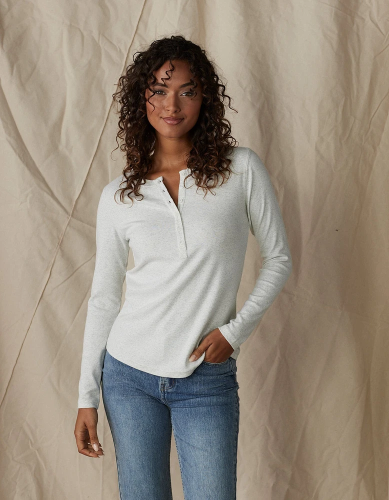 Women's Puremeso Henley Stone