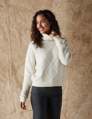 Monterosa Turtleneck Sweater Cream