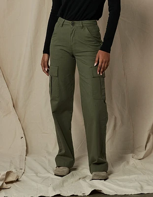 James Canvas Cargo Trouser Dusty Olive