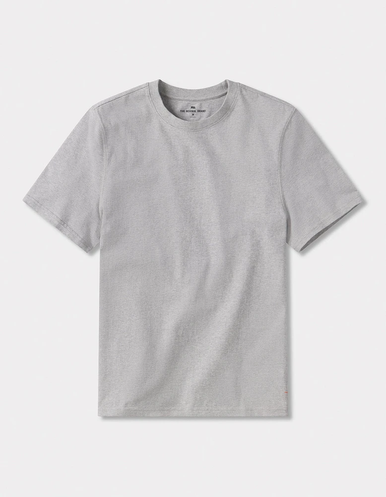 Lennox Jersey Relaxed Tee Heathered Grey