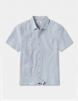 Knit Getaway Button Up Clear Sky