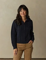 Lola Quarter Zip Sweater Navy