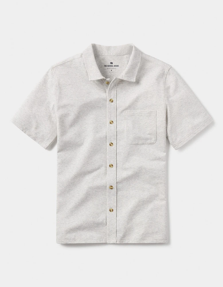 Active Puremeso Weekend Button Down Stone