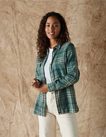 Women's Mountain Overshirt Juniper Plaid