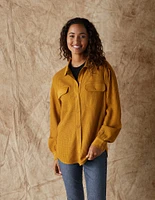 Honeycomb Waffle Overshirt Palomino