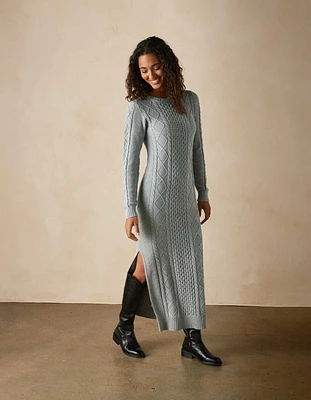 Maria Sweater Dress Heathered Grey