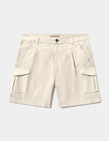 James Canvas Cargo Short Chalk