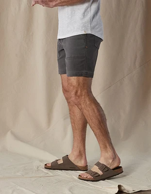 Comfort Terry Utility Short Taupe