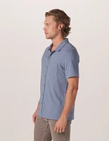 Active Puremeso Weekend Button Down Lake Blue