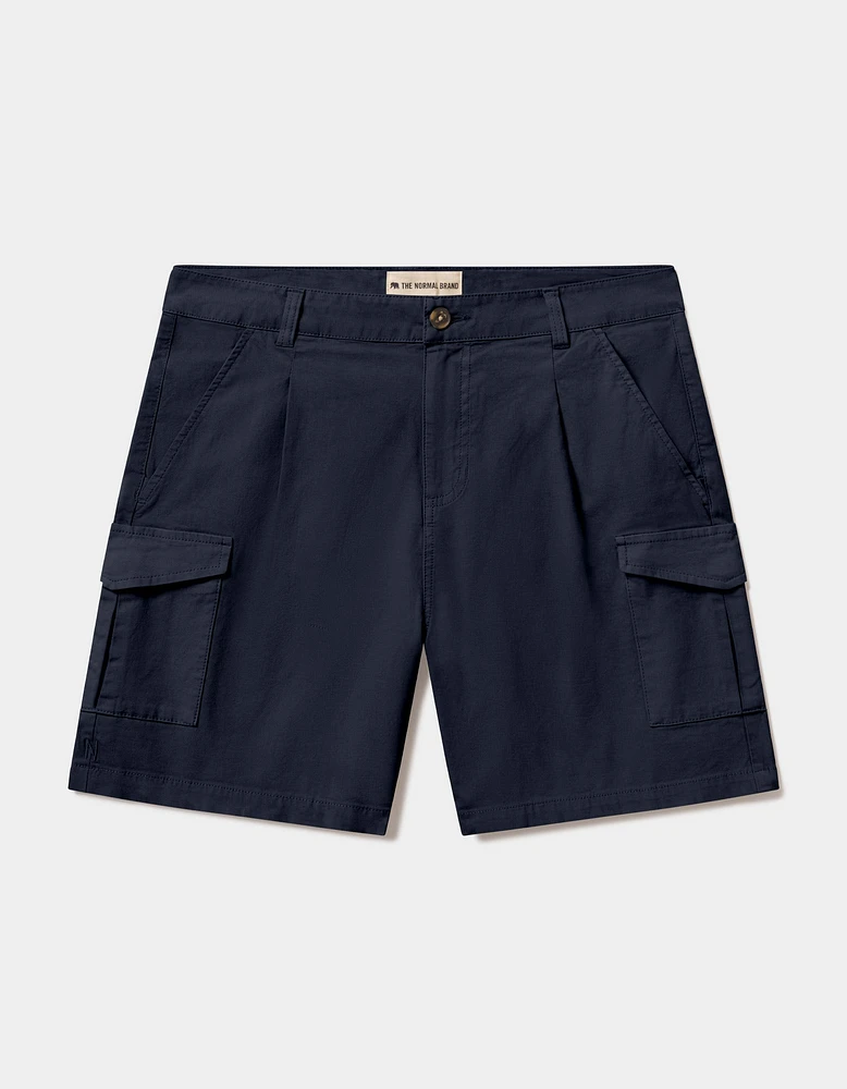 James Canvas Cargo Short Navy