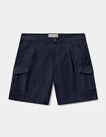 James Canvas Cargo Short Navy