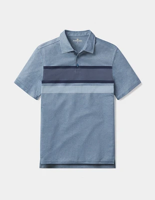 Chip Pique Polo Calypso Stripe