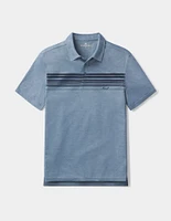 Chip Pique Polo Normal Navy Script