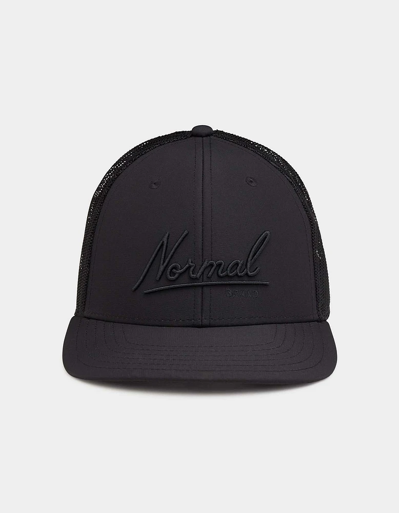 Normal Script Cap in Black