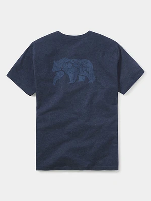 Worn Bear T-Shirt Navy