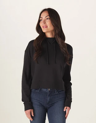 Puremeso Cropped Hoodie Black