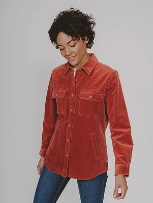 Heavy Cord Overshirt Auburn