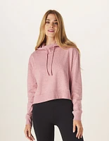 Puremeso Cropped Hoodie Rosewood