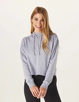 Puremeso Cropped Hoodie Blue Fog