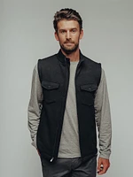 Lincoln Fleece Vest Black